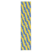 Blaue und Gelbe Ukraine Inspiriert Frieden ohne Kr Kurzer Tischläufer (Vorderseite)