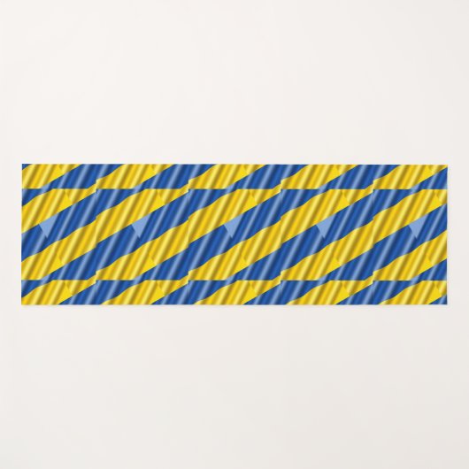 Blaue und Gelbe Ukraine Inspiriert Frieden ohne Kr Yogamatte (Vorderseite (Horizontal))