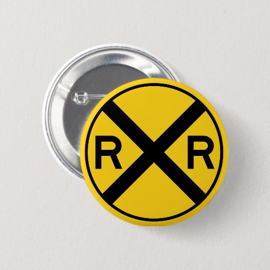 Blaue und gelbe Warnschildkröte Button (Vorne & Hinten)