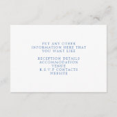 Blaue und gelbe Zitronenweine im Detail Begleitkarte (Rückseite)