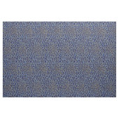 Blaue und goldene Leoparden Stoff (Yard (91,4 cm))