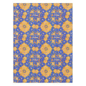 Blaue und goldene Perserschmuck Tischdecke (Vorderseite)