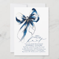 Blaue und goldene Schleife Elegante wunderliche Br