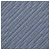 Blaue und goldene Streifen Stoff (Muster)