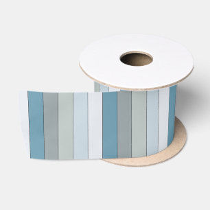Blaue und graue Farbstreifen auf Aquarellpapier Satinband