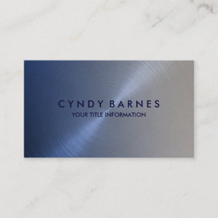 Blaue und graue Glanz Visitenkarte
