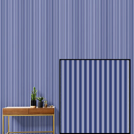 Blaue und graue Streifen Tapete