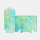 Blaue und grüne Abstrakte Kunst Geschenkschachtel (Ungefaltet)
