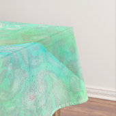 Blaue und grüne Abstrakte Kunst Tischdecke (Beispiel)