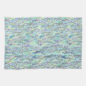 Blaue und grüne Algen Geschirrtuch (Horizontal)