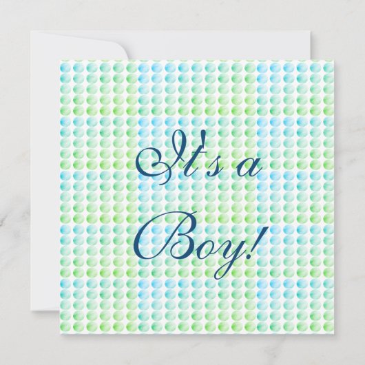 Blaue und grüne Babybriefe (Rückseite)