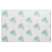 Blaue und grüne Ballonmuster Stoff (Fat Quarter (45,7 x 55,9 cm))