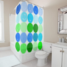 Blaue und grüne Blasen