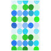 Blaue und grüne Blasen Tischdecke (Vorderseite)