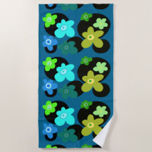 Blaue und grüne Blume