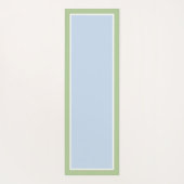 Blaue und grüne Bögen und Reben Gitter Yogamatte (Rückseite)