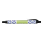 Blaue und grüne Diamanten Kugelschreiber (Oberseite)