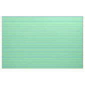 Blaue und grüne Farblinien Stoff (Yard (91,4 cm))