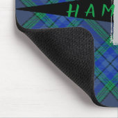 Blaue und grüne Karierte Mousepad - HAMbyWG (Ecke)