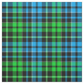 Blaue und grüne Karo-Tartan-Schwarz  Stoff (Muster)