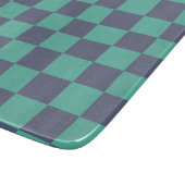 Blaue und grüne Karton Schneidebrett (Ecke)
