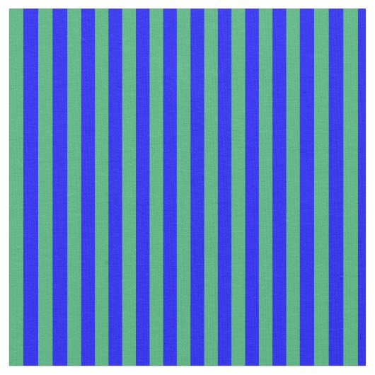 Blaue und grüne Linien Muster Stoff (Nahaufnahme)