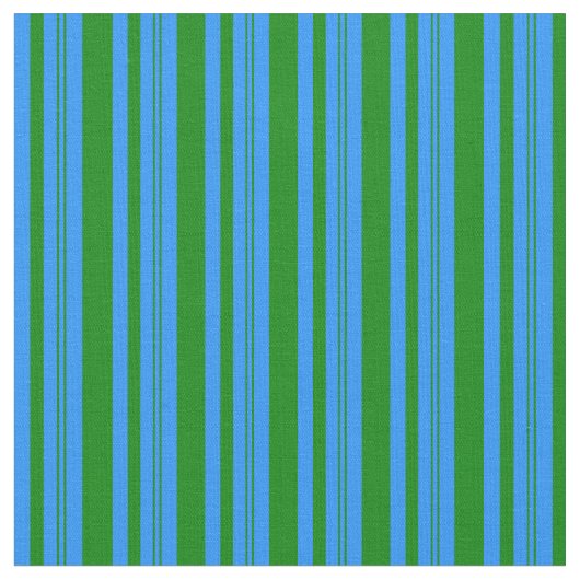 Blaue und grüne Linien Stoff (Nahaufnahme)