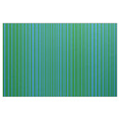 Blaue und grüne Linienmuster Stoff (Fat Quarter (45,7 x 55,9 cm))