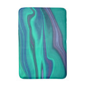 Blaue und grüne Marmormatte Badematte (Vorderseite Vertikal)