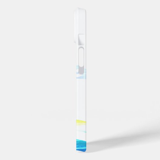 Blaue und grüne Meeresschildkröte Case-Mate iPhone Hülle (Rückseite / Links)