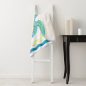 Blaue und grüne Meeresschildkröte Sherpadecke (Beispiel)