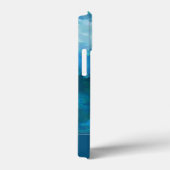 Blaue und grüne moderne Wasserfarbe individuell mo Case-Mate iPhone Hülle (Rückseite / Rechts)