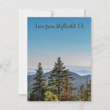 Blaue und grüne Natur Bergwelt