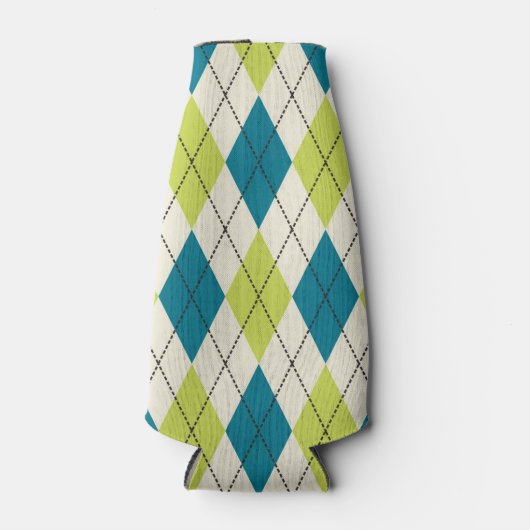 Blaue und grüne Raute Flaschenkühler (Vorderseite)