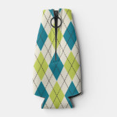 Blaue und grüne Raute Flaschenkühler (Rückseite)