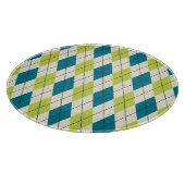 Blaue und grüne Raute Schneidebrett (Ecke)
