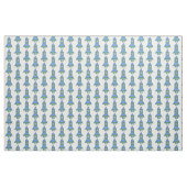 Blaue und grüne Rocket-Raum-Muster-Kinder Stoff (Yard (91,4 cm))