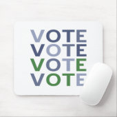 Blaue und grüne Stimme Mousepad (Mit Mouse)