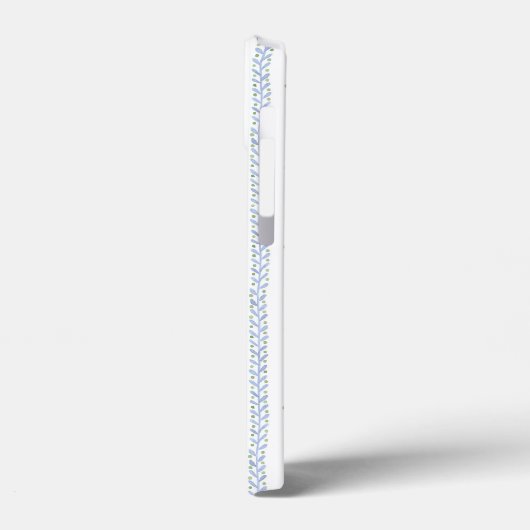 Blaue und grüne Streifen Case-Mate iPhone Hülle (Rückseite / Links)