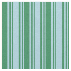 Blaue und grüne Streifen-Muster Stoff