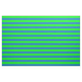 Blaue und grüne Streifen Stoff (Fat Quarter (45,7 x 55,9 cm))