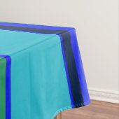 Blaue und grüne Streifen Tischdecke (Beispiel)