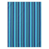 Blaue und grüne Streifen Tischdecke (Vorderseite)