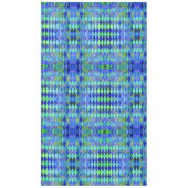Blaue und grüne Tischdecke (Vorderseite)