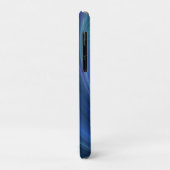 Blaue und grüne weiche Sand-Wellen Case-Mate iPhone Hülle (Hinten/Links)