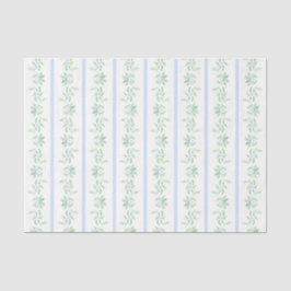 Blaue und grüne Weihnachten Seidenpapier