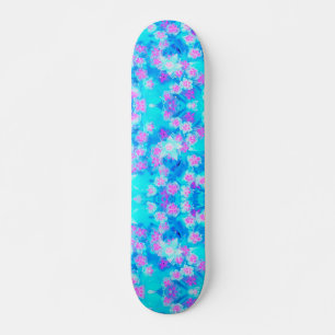 Blaue und heißrosa Sukkulente Unterwasser Sedum Skateboard