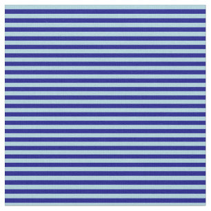 Blaue und hellblaue Linien/Streifen-Muster Stoff