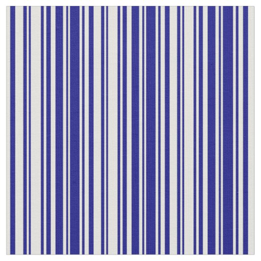 Blaue und hellgelbe Streifen/Linienmuster Stoff (Nahaufnahme)