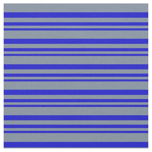 Blaue und hellgraue Streifen Stoff (Nahaufnahme)